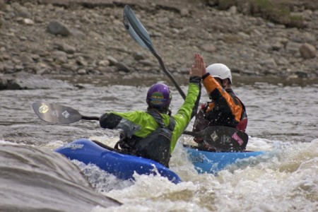 High five! Freestyle fun